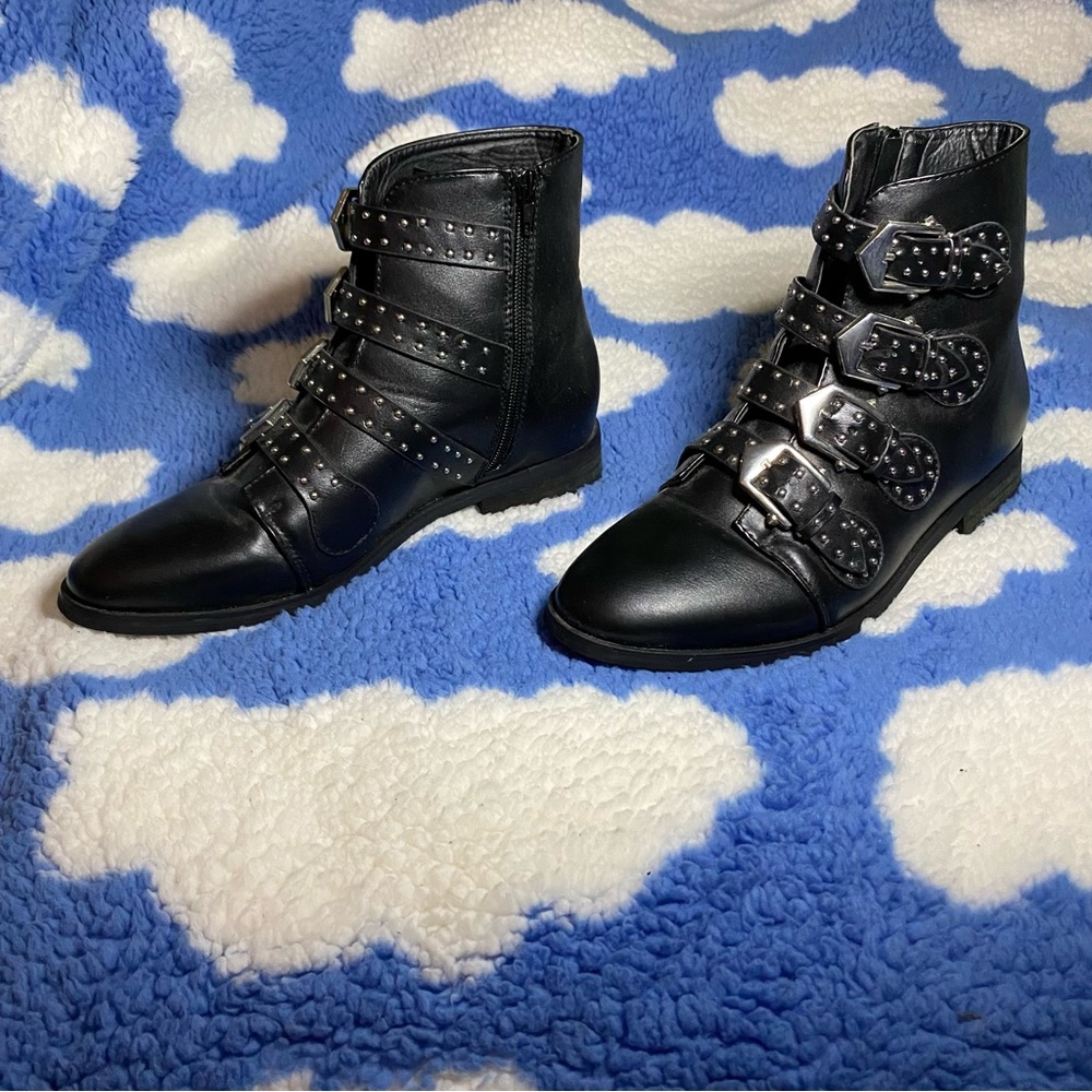 Buckled and Studded Boots